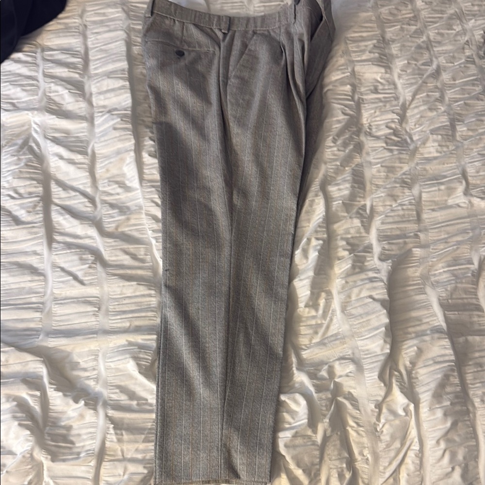 Express Gray Pinstripe 30x30 slim Dress Pants